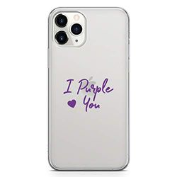Zokko iPhone 11 Pro Max fodral I Purple You - mjukt genomskinligt bläck svart