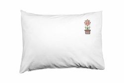 Bona Basics, Funda de cojín Decorativa, decoración del hogar, para sofá, cafetería, Tamaño: 50x35 cm, Color: Blanco