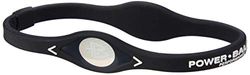 Power Balance IWSA09BK00WTXP Silicone Wristband, Black/White