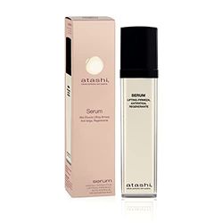 Atashi - Sérum Lifting et Raffermissant Très Efficace - Redéfinit le Visage et le Double Menton - Aux cellules souches d'Edelweiss et à la Carnosine - Pour Tous Types de Peau - 50ml