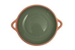 Dexam Sintra Large Glazed Terracotta Tapas Dish - Olive Green