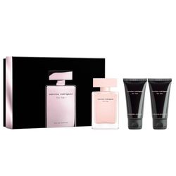 NARCISO RODRIGUEZ For Her Set (EDP 50ml + Body Lotion 50ml + Shower Gel 50ml)