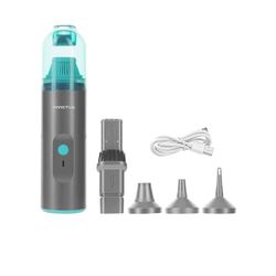 Genius A06778, 2-in-1 draadloze stofzuiger & luchtpomp, grijs/turquoise, 80 W, 150 milliliter
