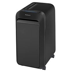 Fellowes distruggi documenti a microframmento LX221, 20 fogli, per piccolo ufficio, da 3 a 5 utenti, distruggidocumenti con tecnologia Intellibar, 100% anti inceppamento e Safesense, nero