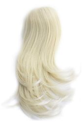 American Dream Barbara Ponytail with Drawstring Attachment Cream Blonde