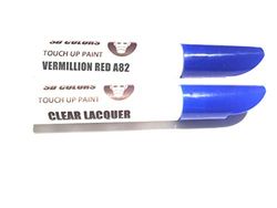 SD COLORS VERMILLION RED A82 New Touch Up Paint Pen REPAIR KIT 12ML SCRATCH CHIP BRUSH COLOR CODE A82 VERMILLION RED (PAINT+LACQUER)