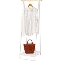 Yamazaki Tower Coat Rack, White, One Size