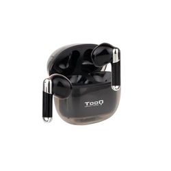 TOOQ TQBWH-0054B - Onyx Écouteurs sans Fil avec Micro Bluetooth et étui de Chargement, Casques sans Fil pour iPhone/iOS/Android, Noirs