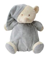 Duffi Baby 1 Peluche Porta Pijama, Gris, Peluche Porta-Pijama Unisex bebé
