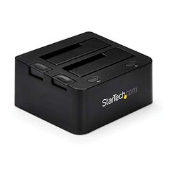 StarTech.com USB 3.0 universalhårddiskar dockningsstation – SATA III och IDE 2,5 & 3,5 tums HDD och SSD dockningsstation med UASP