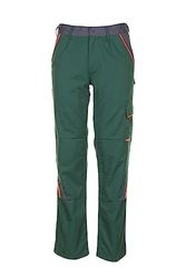 Planam 2422060 dimensioni 60 "Visline Pantaloni, colore: verde/arancio/ardesia