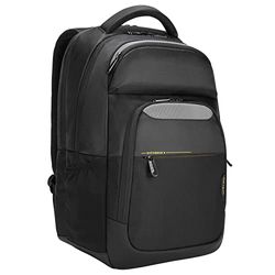 Targus Laptop Backpack, Fits Laptops Up To 14", Padded Laptop Compartment with Separate Tablet Compartment, Ventilated Back Panel and Trolley Strap, Black