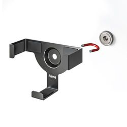 Hama Väggfäste för Apple TV HD (4:e generationen) / 4K (1:a/2:a / 3:e generationen) Magnetisk (för montering av Apple TV-låda på vägg eller TV med Fischer väggpluggar och VESA-skruvar), svart