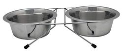 Pet Platter Comedor Doble de 16,5 cm