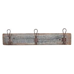 Biscottini Wandgarderobe van hout 58 x 15 cm | Badjashaak met haken | Wandgarderobe