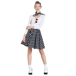 Boland - Costume des années 50 pour femmes 2 pièces, costume de carnaval, set de costume pour carnaval et fête à thème