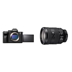 Sony Alpha 7 IV, Fotocamera Mirrorless Full-Frame, 33 MP, Real-time Eye Autofocus, 10 fps, 4K60p, Nero + Obiettivo SEL24105G
