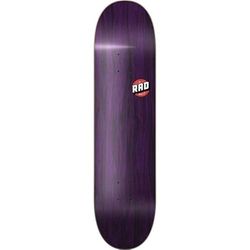 RAD Unisex - volwassenen Blank Logo Skateboard, Purple Maple, 18,9 cm