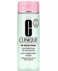 Clinique, sapone liquido per il viso, pelle grassa 200ml