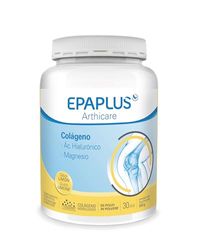 EPAPLUS Arthicare, Colágeno + Magnesio + Ácido Hialurónico, Colágeno Hidrolizado con Magnesio y Ácido Hialurónico, Disolución Instant Sabor Limón, Tratamiento 30 Días, 332g