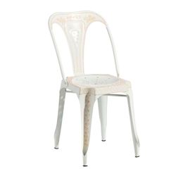 BigBuy Home Krzesło białe 41 x 39 x 85 cm
