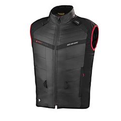 SHIMA POWERHEAT - Heated Vest, 3 Temperature Setting Electric USB Heating Jacket for Men Women, Water&Wind Resistant Winter Warm Clothing for Motorcycle Outdoor (Black, M)