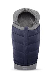 Inglesina Sac Hivernal Thermique pour Poussette, Bleu, Tissu Imperméable, Intérieur Chaud Doux et Moelleux, 47 x 95 cm