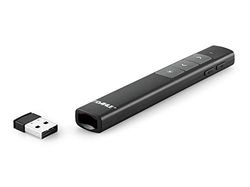 Dahle Presenter 95100, trådlös laserpekare inkl. fjärrkontroll för styrning av tillämpningar (t.ex. Powerpoint)
