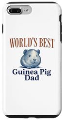 Guinea Pig Apparel uomo ragazzi divertimento Worlds Best Guinea Pig Dad Custodia per iPhone 7 Plus/8 Plus