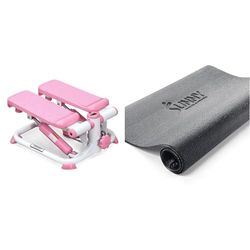 Sunny Health & Fitness P2000 Stepper Rosa per Tutto il Corpo con Schiuma e Tappetino Protettivo per Palestra, Fitness e Allenamento a Casa - N. 074-XS