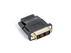 LANBERG Adaptador HDMI Hembra/DVI-D Macho 18+1 Single Link, Negro