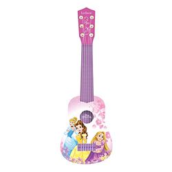 Lexibook Disney Princess Rapunzel My first guitare, 6 nylon strings, 53 cm, guide included, pink / purple, K200DP