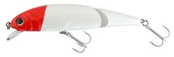 Abu Garcia Tormentor Jointed Leurre Flottant - Disponible en Plusieurs Tailles, idéal pour Les prédateurs d'eau Douce comme la Truite, Le brochet, Le Bar, Le Sandre, Action réaliste, tête Rouge 11 cm