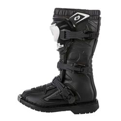 O'NEAL | Motocross Boots | Kids | Enduro Motorcycle | Confort grâce à l'Air-Mesh-Insole, quatre boucles, matériel synthétique de haute qualité | Bottes Rider Pro Youth | Noir | Taille 4/36