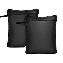 OTraki 2 stuks vuile waszak reizen natte droge tas waterdichte natte kleding tas met hangende rits organizer opbergtas voor sportschool zwemmen badpak workout yoga strand zwembad (50 x 60 cm)