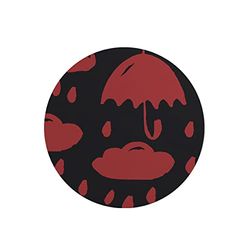 Questo Casa, Round Digital Printed Mouse Pad, Non-Slip Base, for Office and Home, Diameter:22cm