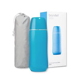 Brondell GoSpa - Bidet portatile avanzato per viaggi, sistema di ugelli pop-up, compatto di alta qualità, con custodia da viaggio discreta per una comoda conservazione, 400 ml, blu