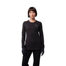Fox Racing Maillot de Cyclisme à Manches Longues pour Femme Fox Lady Ranger DR MD Lunar Black L Shirt L