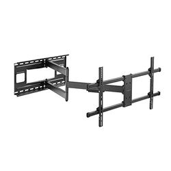 LogiLink BP0138 TV muurbeugel 43-80" inch kantelbaar draaibaar max. 50kg gebogen en flat monitoren