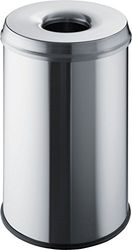 Helit - Pattumiera 30 Liter acciaio inox