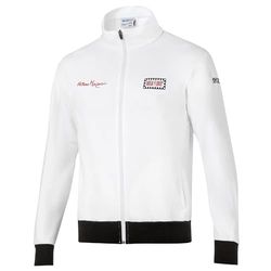 Sparco 013046AMBI0XS tröja med dragkedja marzär konst storlek XS vit