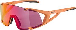 ALPINA Unisex - Volwassenen, HAWKEYE S Q-LITE Sportbril, peach matt, One Size
