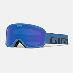 Giro Cruz Lunettes de Neige - Bleu Gris Cobalt Wordmark, Cadre Moyen