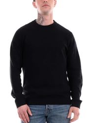 JACK & JONES Jorlafayette Knit Crew Neck Maglione Lavorato a Maglia, Nero, XL Uomo