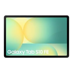 Samsung Galaxy S10 FE Android Tablet, Wifi, 128GB Storage, 8GB Memory, 10.9" Display, S Pen included, Long lasting Battery, Silver, 3 Year Samsung Extended Warranty (UK Version)