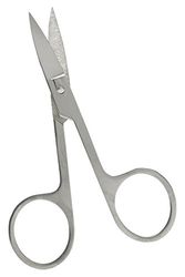 Murrays Manicure Ciseaux à cuticules en acier inoxydable - Extrémité incurvée - 9 cm