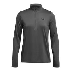 Under Armour Tech 1/2 ritssluiting - massief, castlerock/zwart, XXL