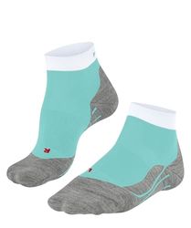 Falke Ru4 Endurance Short W Sso cotone filo funzionale antivesciche 1 paio, Calzini da corsa Donna, Blu Fiji 6423, 41-42