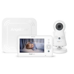 Angelcare - Babyfoon Video met AC25 Motion Monitor - 4,3" scherm & HD camera - Nachtlampje & Slaapliedjes - Bereik tot 150 meter