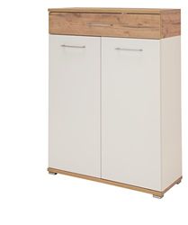GERMANIA DIE MÖBELMACHER Sapato GW-Topix, Engineered Wood, branco, carvalho navarra repro, 89 x 118 x 37 cm
